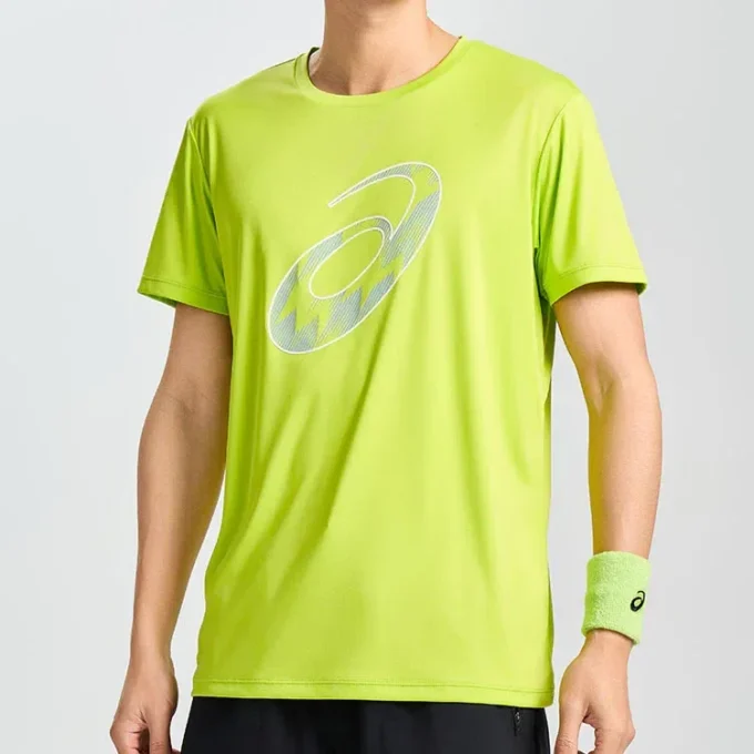 Haut de course à manches courtes « Lime Zest »