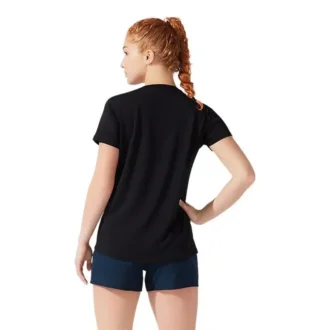 Haut à manches courtes argenté « Performance Black »