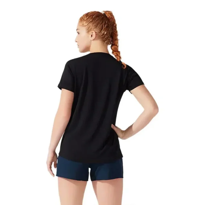 Haut à manches courtes argenté « Performance Black »