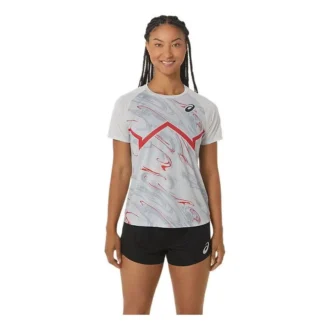 Haut à manches courtes CJ-Line Light « Lacier Grey Electric Red »