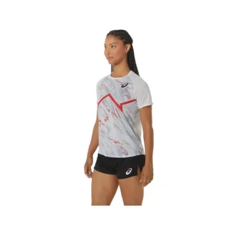 Haut à manches courtes CJ-Line Light « Lacier Grey Electric Red »