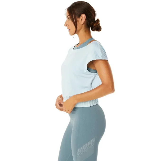 Haut à manches courtes Nagino Flex « Bleu »