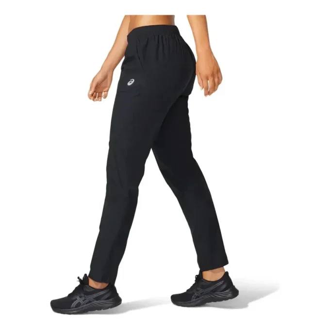 Pantalon tissé argenté « Noir »