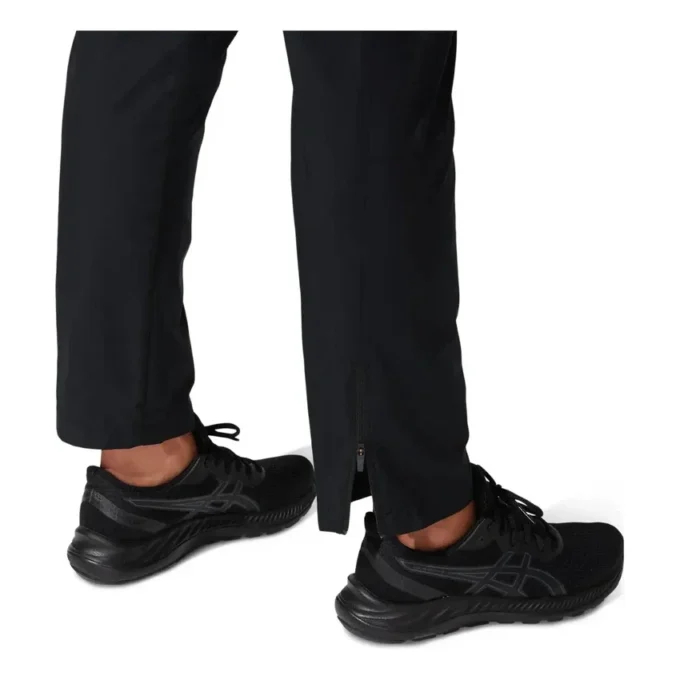 Pantalon tissé argenté « Noir »