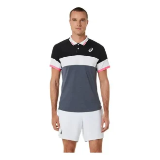 Polo Match « Performance Black Carrier Grey »