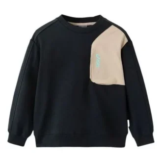 Pull color block « Black Beige »