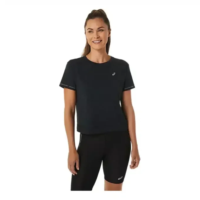 Race Crop Top « Performance Black Charcoal Grey »