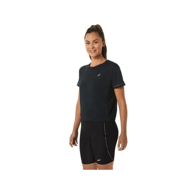 Race Crop Top « Performance Black Charcoal Grey »