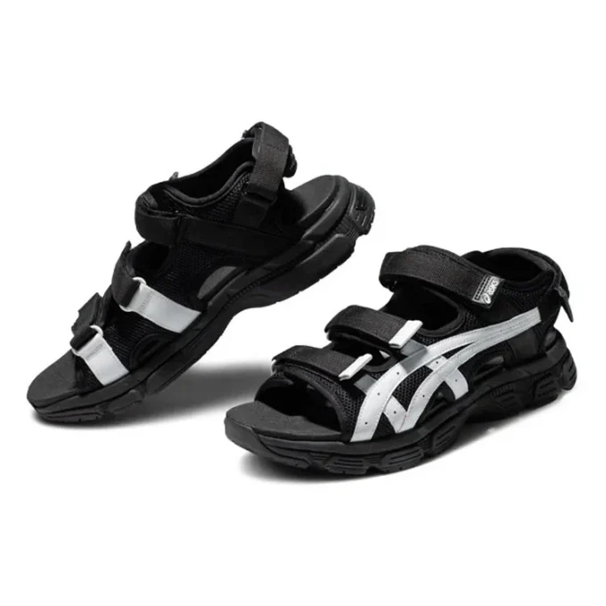 Sandales unisexes Kahana SD 2 Fashion Retro Sports « Black White »