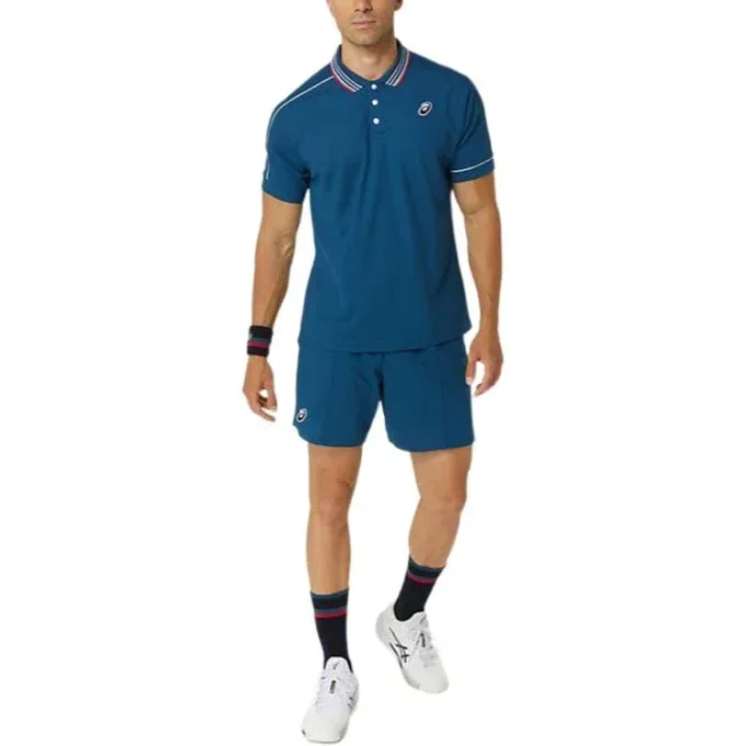 Short Court Color Block « Light Indigo »