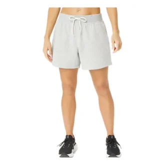 Short en polaire Sunday Sana « Gris clair chiné »