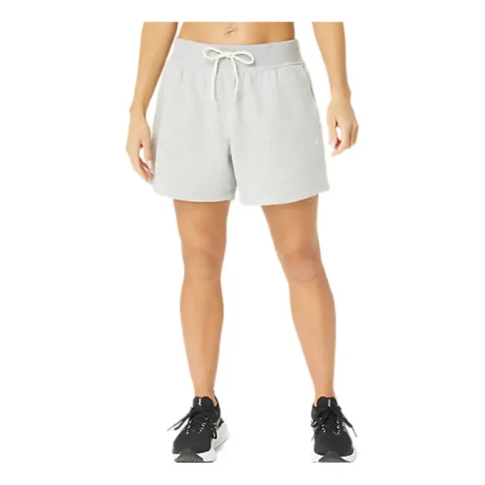 Short en polaire Sunday Sana « Gris clair chiné »