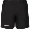 Short à logo avec poche zippée à l&rsquo;arrière « Noir »