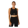 Soutien-gorge de sport à empiècements en mesh « Black »