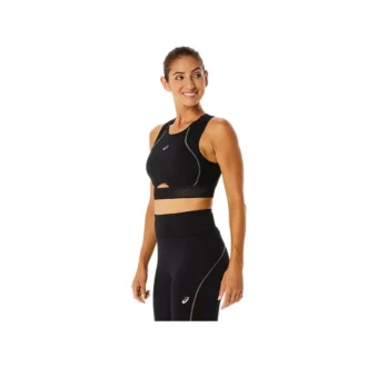 Soutien-gorge de sport à empiècements en mesh « Black »