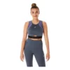 Soutien-gorge de sport à empiècements en mesh « Carrier Grey »