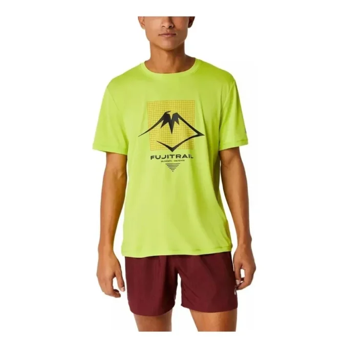 T-shirt avec logo Fujitrail « Neon Lime »