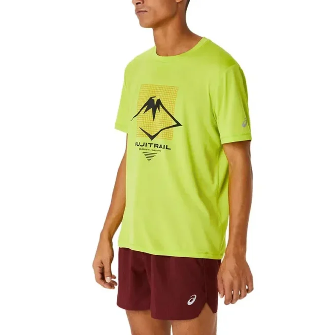 T-shirt avec logo Fujitrail « Neon Lime »