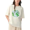T-shirt avec logo sur le thème de la Terre « Blanc »