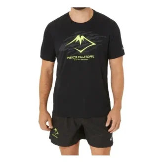 T-shirt de course Fujitrail « Black Green »