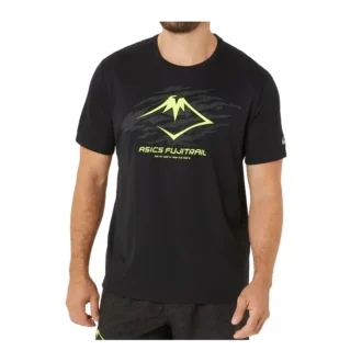 T-shirt de course Fujitrail « Black Green »