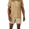 T-shirt de course Fujitrail « Tan White »