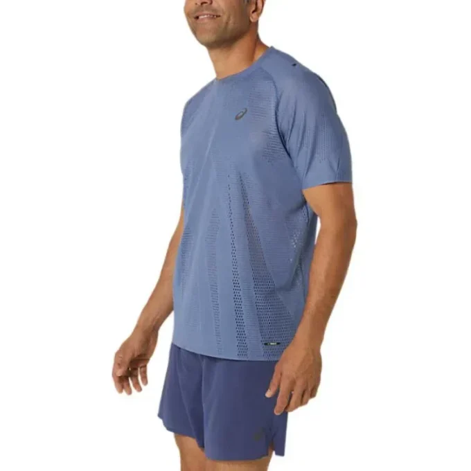 T-shirt de course Metarun « Denim Blue »