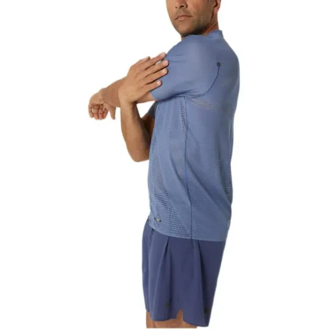 T-shirt de course Metarun « Denim Blue »