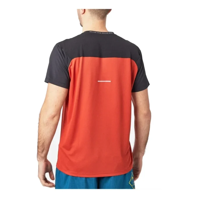 T-shirt de course « Orange Black »