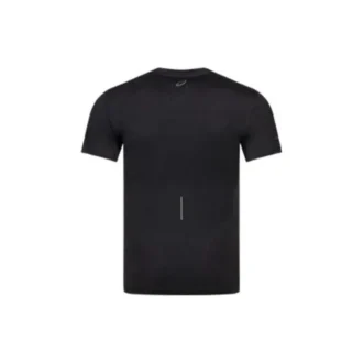 T-shirt de course à pied avec logo réfléchissant « Noir »
