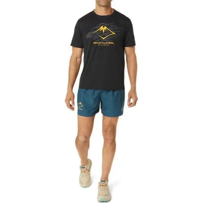 T-shirt Fujitrail Logo « Noir Jaune »