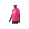 T-shirt graphique de volley-ball « Hot Pink »