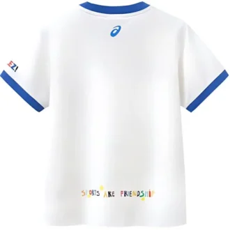 T-shirt imprimé décontracté « White Blue »