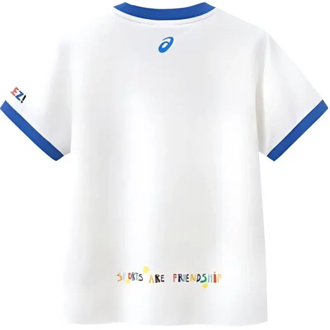 T-shirt imprimé décontracté « White Blue »
