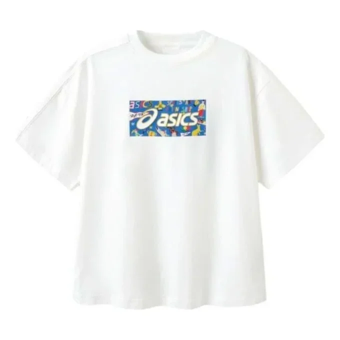 T-shirt à imprimé logo « White Blue »