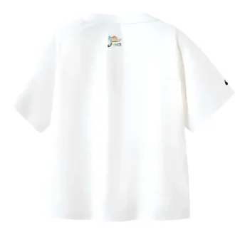 T-shirt à imprimé logo « White Blue »