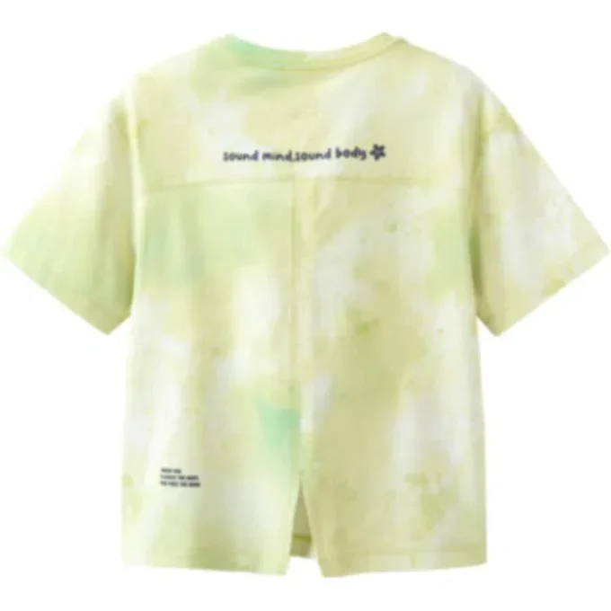 T-shirt à logo « Green Yellow White »