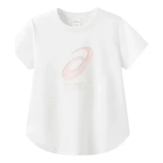T-shirt à logo « White Pink »