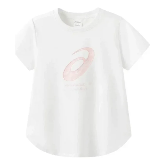 T-shirt à logo « White Pink »