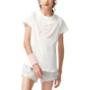 T-shirt à logo « White Pink »
