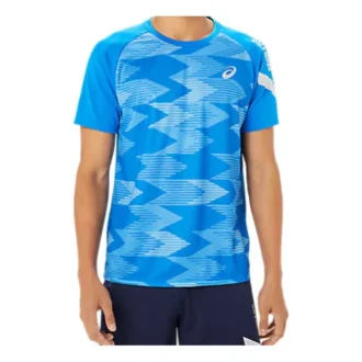 T-shirt à manches courtes A-I-M Dry Graphic « Electric Blue »