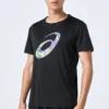 T-shirt à manches courtes avec logo en spirale « Noir »