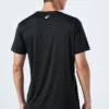 T-shirt à manches courtes avec logo en spirale « Noir »