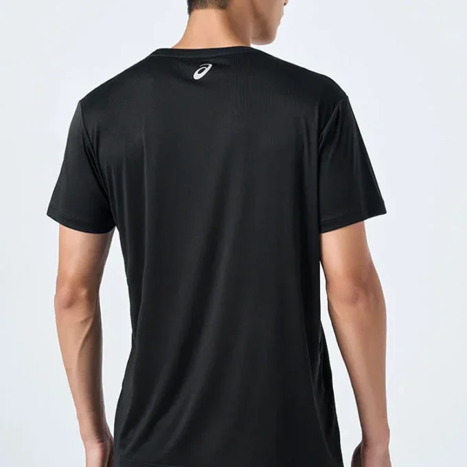 T-shirt à manches courtes avec logo en spirale « Noir »