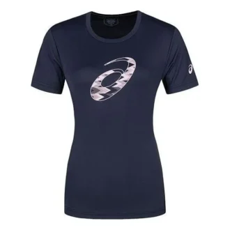 T-shirt à manches courtes avec motif en spirale, tailles asiatiques « Midnight »