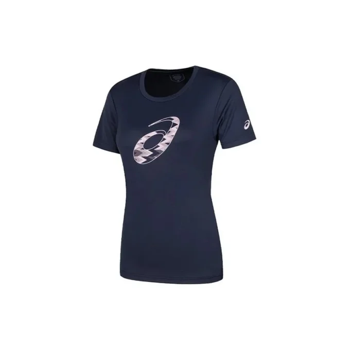 T-shirt à manches courtes avec motif en spirale, tailles asiatiques « Midnight »
