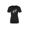 T-shirt à manches courtes avec motif en spirale, tailles asiatiques « Performance Black »