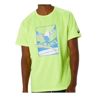 T-shirt à manches courtes et imprimé « Safety Yellow »