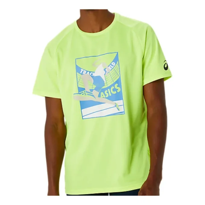 T-shirt à manches courtes et imprimé « Safety Yellow »