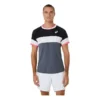 T-shirt à manches courtes Match « Gris Blanc Noir »